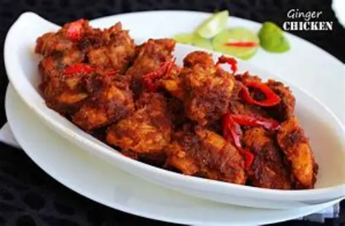 Ginger Chicken Dry With Boneless
